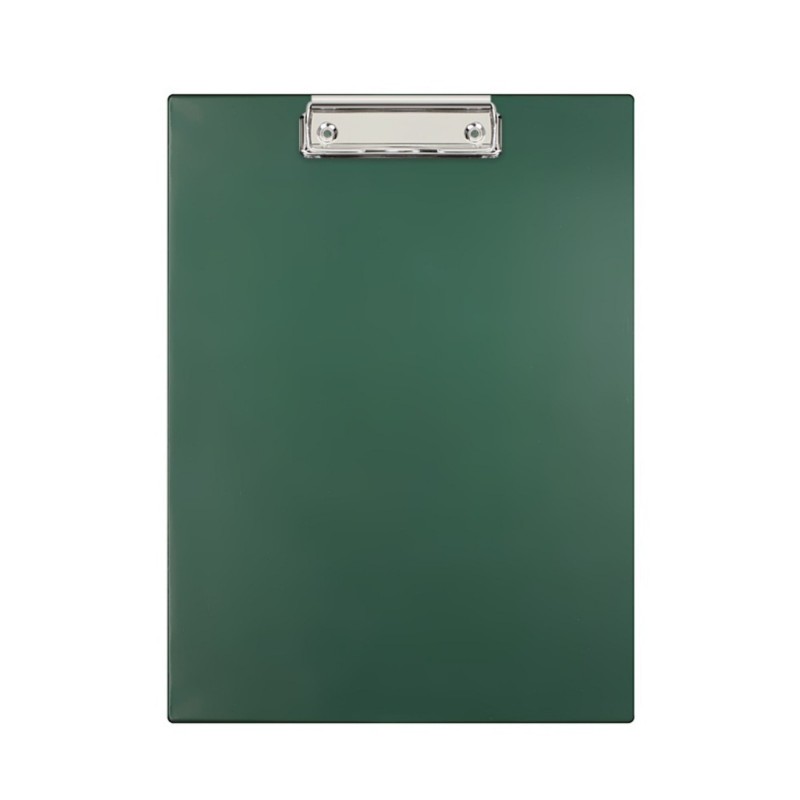 Deska z klipem podkładka CLIPBOARD A4 CIEMNOZIELONA z zaciskiem PVC Biurfol