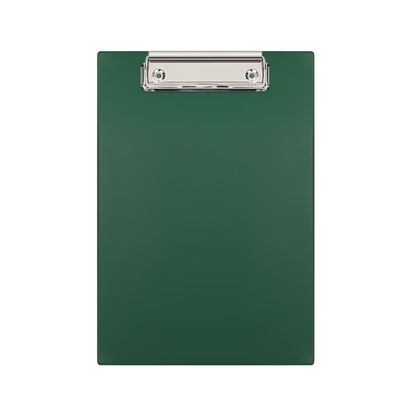 Deska z klipem podkładka CLIPBOARD A5 CIEMNOZIELONA z zaciskiem PVC Biurfol