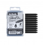 Naboje wkłady atramentowe WYMAZYWALNE McNeill Ghost Pen CZARNE 10 sztuk