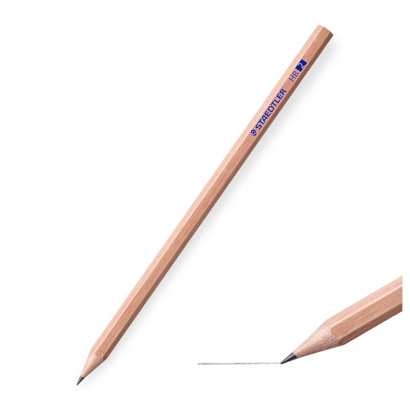 Ołówek grafitowy DREWNIANY Staedtler Noris Natural HB szkolny