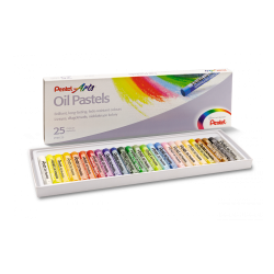 Pastele olejne 25 kolorów Pentel PHN-25