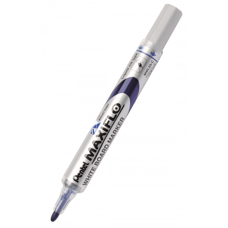Marker suchościeralny z tłoczkiem MAXIFLO PENTEL MWL5S-C niebieski