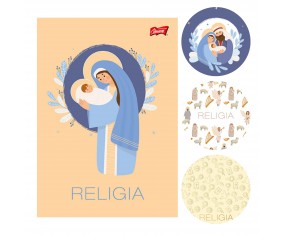 Zeszyt szkolny RELIGIA do religii A5 16k w KRATKĘ Unipap mix 1 szt