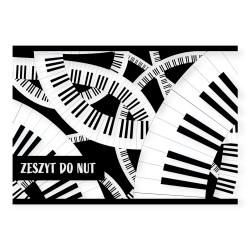 Zeszyt do nut A5 16 kartek pięciolinia St. Majewski szkolny 70 g/m2 1 szt MIX