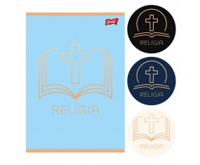 Zeszyt szkolny RELIGIA do religii CIENIOWANY A5 32k w KRATKĘ Unipap mix