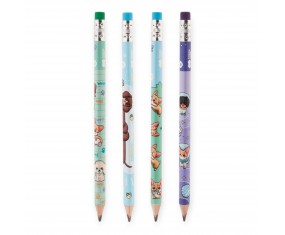 Ołówek do NAUKI PISANIA 2B Happy Color JUMBO CORGI trójkątny z gumką 1szt