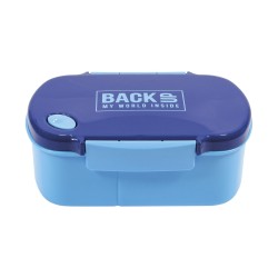 Śniadaniówka szkolna BackUP NIEBIESKA LUNCHBOX 3 komory 19x13 cm