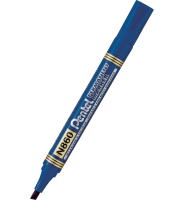 Marker permanenty ze ścięta końcówka Pentel N860-C niebieski