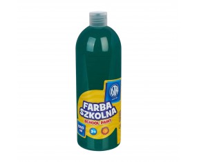 Farba plakatowa ASTRA CIEMNOZIELONA 1000 ml szkolna do malowania