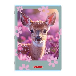 Zeszyt A4 do NAUKI PISANIA 32 kartki w KRATKĘ KRATKA Animals HERLITZ