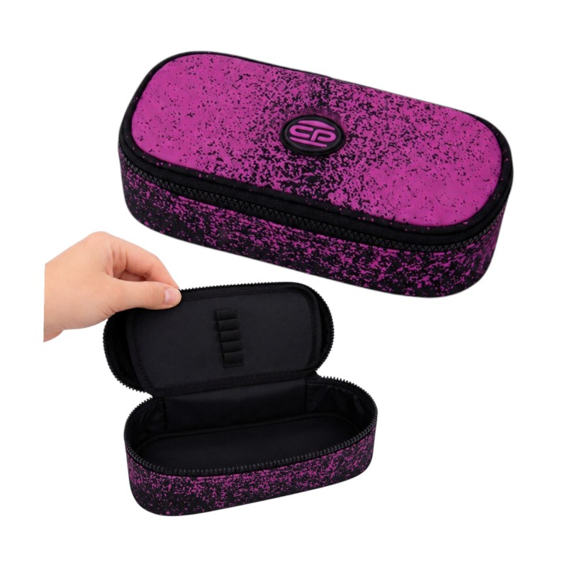 Piórnik CoolPack Campus Pink RÓŻOWY saszetka usztywniana szkolna 1 przegródka dla dziewczynki