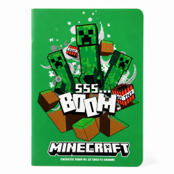 Zeszyt A5 32 kartek w kratkę KRATKA MINECRAFT dla chłopca ASTRA