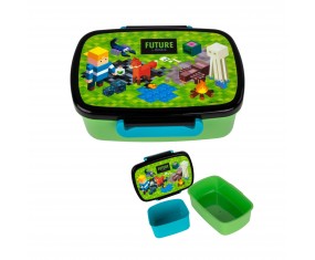Śniadaniówka Lunchbox z ruchomą przegródką Game pixel Derform dla chłopaka chłopca
