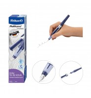 Pióro WIECZNE ze stalówką na naboje Pelikan PELIKANO M NIEBIESKIE PRAWORĘCZNE