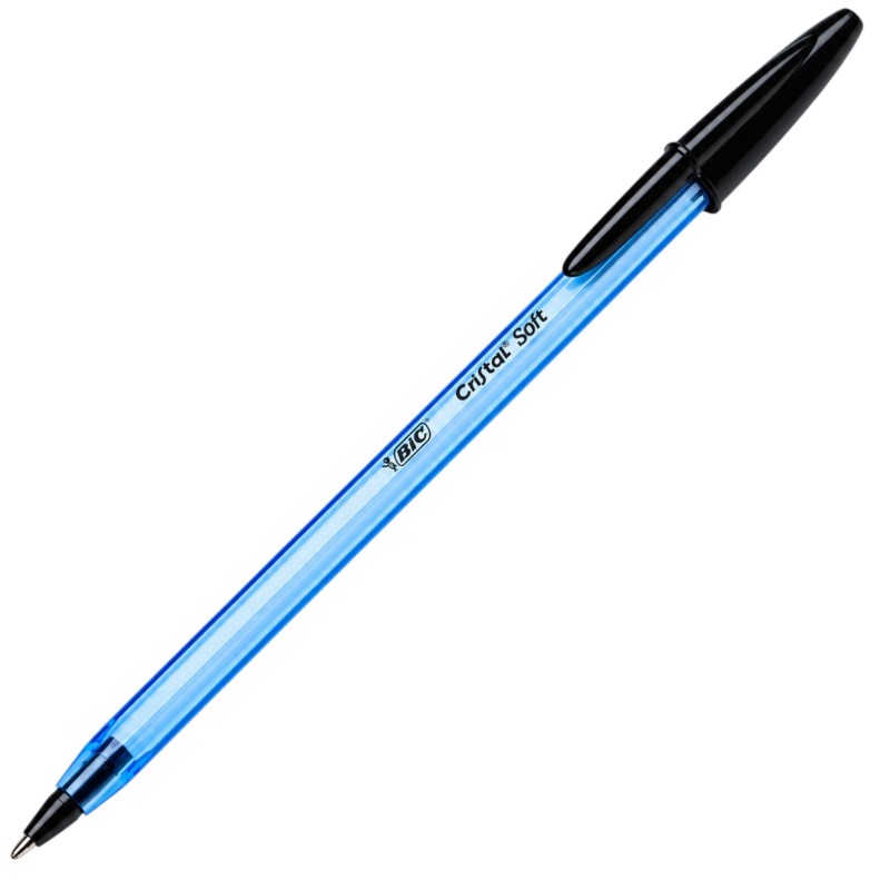 Długopis biurowy BIC Cristal Soft CZARNY 1 sztuka