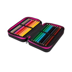 Piórnik POTRÓJNY z wyposażeniem  KAPIBARA dla dziewczynki CoolPack Jumper 3