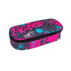 Piórnik SASZETKA  Campus K-POP DARK bez wyposażenia dla dziewczynki CoolPack