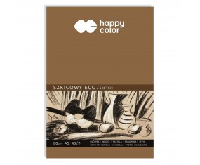 Blok szkicowy A5 ECO SKETCH 40 ARKUSZY Happy Color