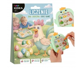 Gra Logiczna Magnetyczna LICZENIE KIDEA  Nauka Przez Zabawę