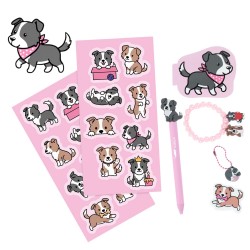 Pudełko niespodzianka długopis notes naklejki gumka bransoleta Kidea Blind BOX KIDEA