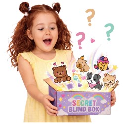 Pudełko niespodzianka długopis notes naklejki gumka bransoleta Kidea Blind BOX KIDEA