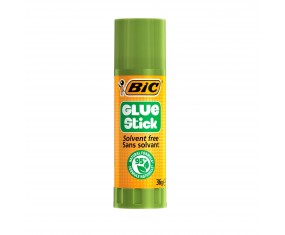 Klej w SZTYFCIE BIC GLUE STICK 36g naturalna formuła 95% do papieru