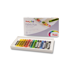 PASTELE DO TKANIN ZESTAW Z KOSZULKĄ PENTEL PTS-15