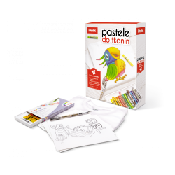 PASTELE DO TKANIN ZESTAW Z KOSZULKĄ PENTEL PTS-15
