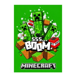 Blok rysunkowy A4 biały 100g 20 arkuszy MINECRAFT PIXEL ASTRA
