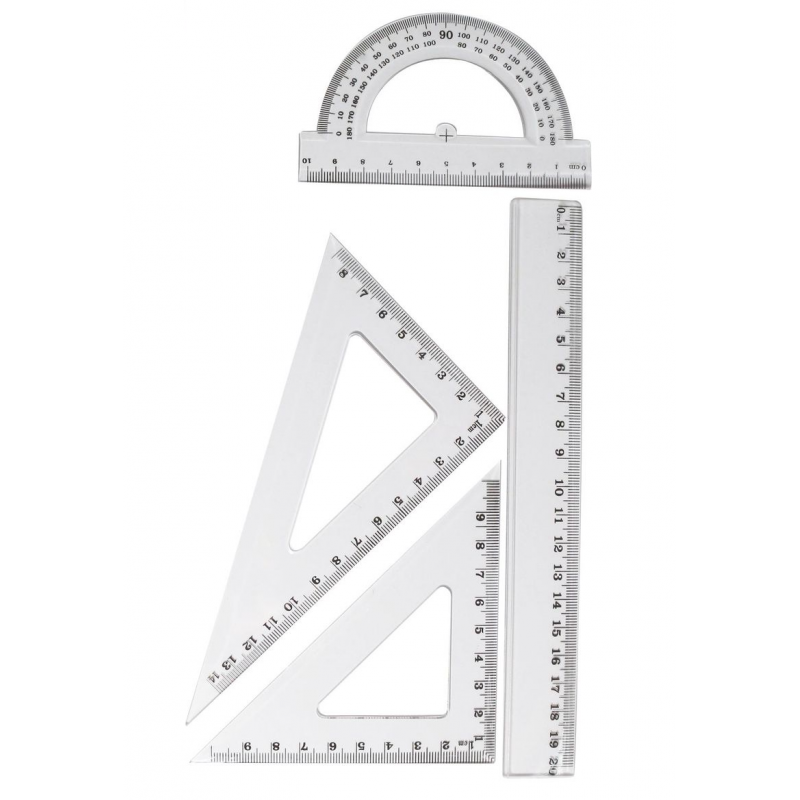 Komplet geometryczny 4 elementy Titanum