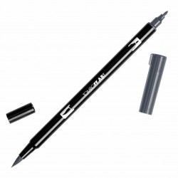 Flamaster dwustronny N45 Brush Pen cool grey 10 Tombow