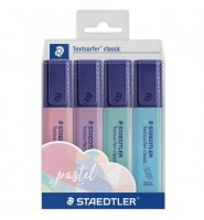 Zakreślacz Textsurfer classic Pastel, 4 kol. Staedtler