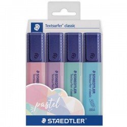Zakreślacz Textsurfer classic Pastel, 4 kol. Staedtler