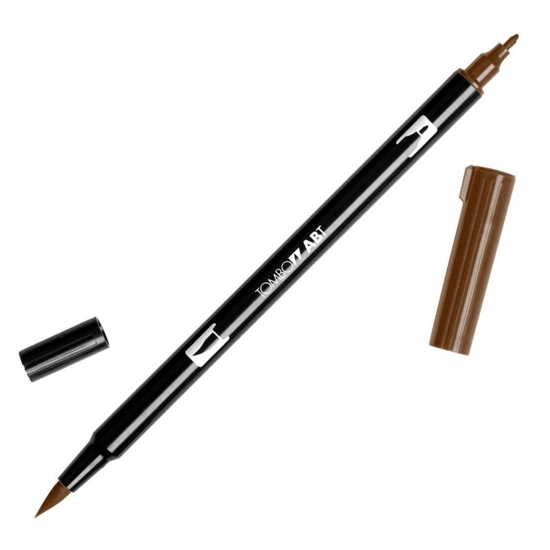 Flamaster dwustronny 969 Brush Pen chocolate Tombow