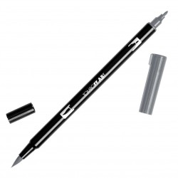 Flamaster dwustronny N55 Brush Pen cool grey 7 Tombow