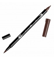Flamaster dwustronny 879 Brush Pen brown Tombow