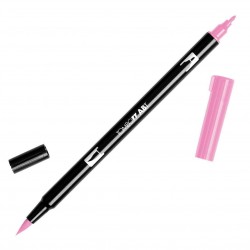 Flamaster dwustronny 725 Dual Brush Pen rhodamine red Tombow