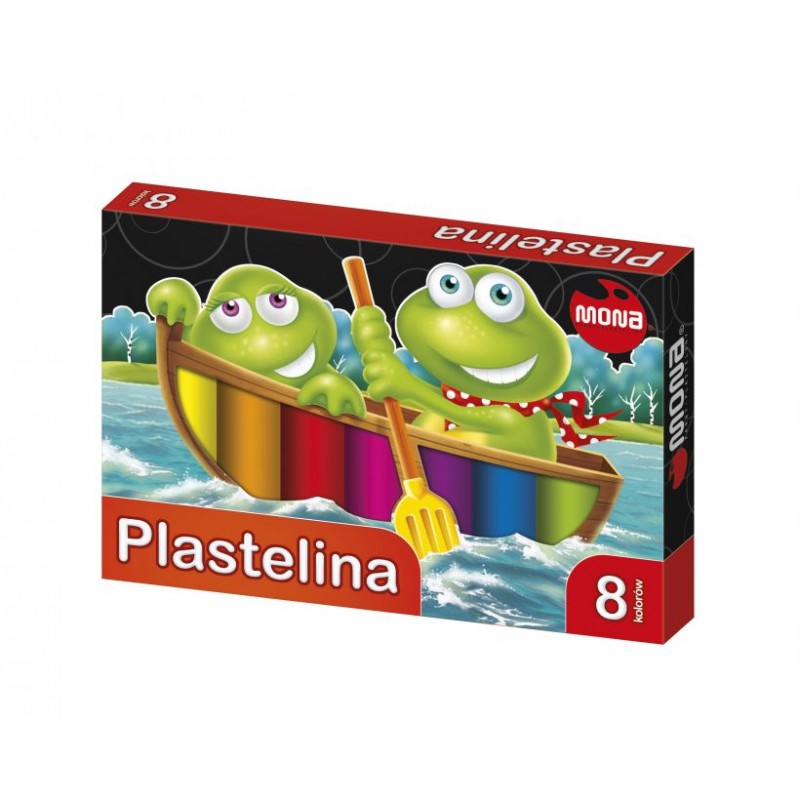 Plastelina MONA, 8 kolorów