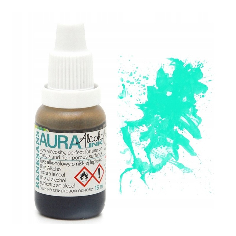 Tusz alkoholowy Aura Ink 15ml nr 122 Turkus Renesans