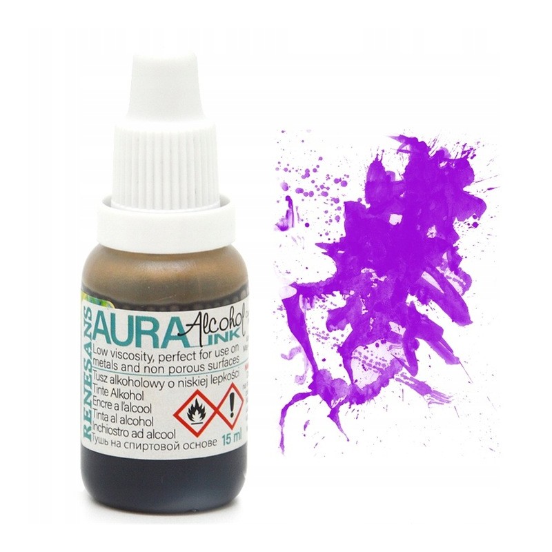 Tusz alkoholowy Aura Ink 15ml nr 129 Fiolet Renesans