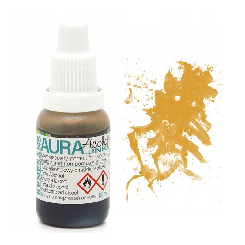 Tusz alkoholowy Aura Ink 15ml nr 140 Ochra Renesans