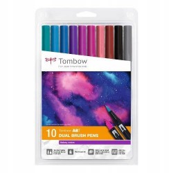 Flamastry Dual Brush Pen ABT Galaxy 10 szt. Tombow