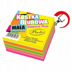 KOSTKA PAPIEROWA KLEJONA 300K ORIGAMI NOTES FLUO PROTOS
