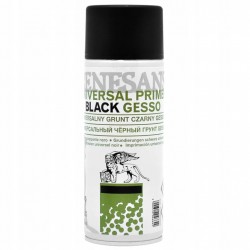 Uniwersalny grunt gesso czarny spray 400ml