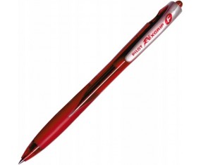 DŁUGOPIS REXGRIP F CZERWONY AUTOMAT 0,7 MM PILOT