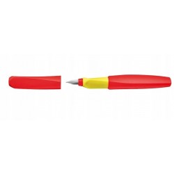 PIÓRO WIECZNE TWIST 457M NEON CORAL+2N PELIKAN