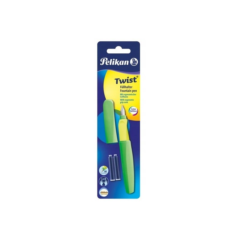PIÓRO WIECZNE TWIST 457M GREEN+2N PELIKAN