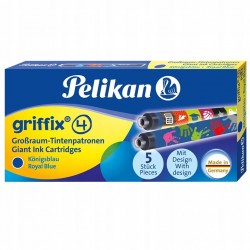 NABOJE DO PIÓRA GRIFFIX ATRAMENTOWE 5 SZTUK PELIKAN