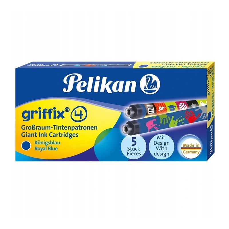 NABOJE DO PIÓRA GRIFFIX ATRAMENTOWE 5 SZTUK PELIKAN