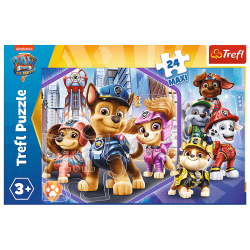 PSI PATROL PUZZLE 24 MAXI BOHATEROWIE NA STRAŻY TREFL
